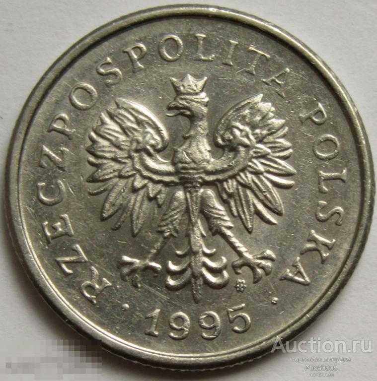 Польша. 1 злотый.  1995.  XF+.
