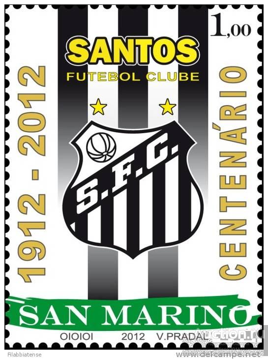 Сан-Марино 2012 Футбольный клуб SANTOS Сантос Футбол Спорт 1м**