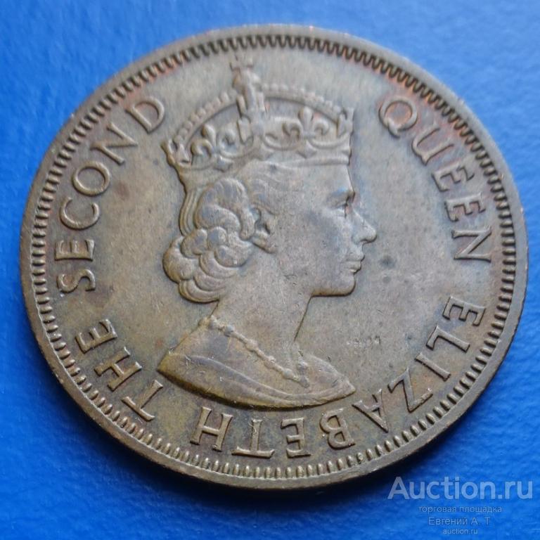 Восточные Карибы. 1 цент. 1965. XF. № Otp 03-07.