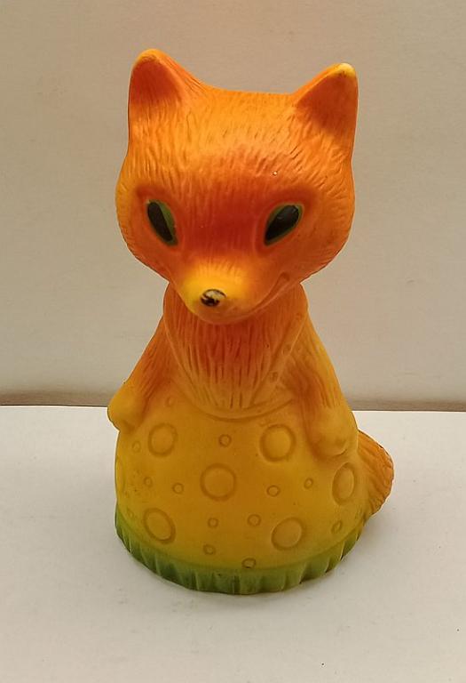 Резиновая игрушка СССР Лиса (028945)