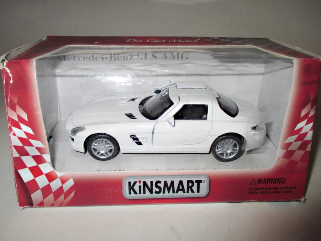 модель авто Mercedes-Benz SLS AMG / Мерседес-Бенц СЛС АМГ ( Kinsmart ) Читайте описание!!!