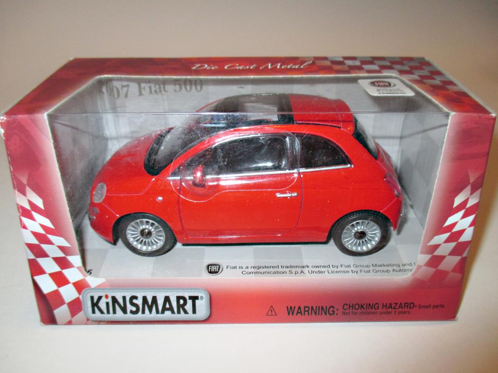 модель авто Fiat 500 / Фиат 500 ( Kinsmart ) Читайте описание!!!