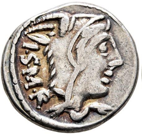 Рим Римская республика Торий Бальб денарий Юнона