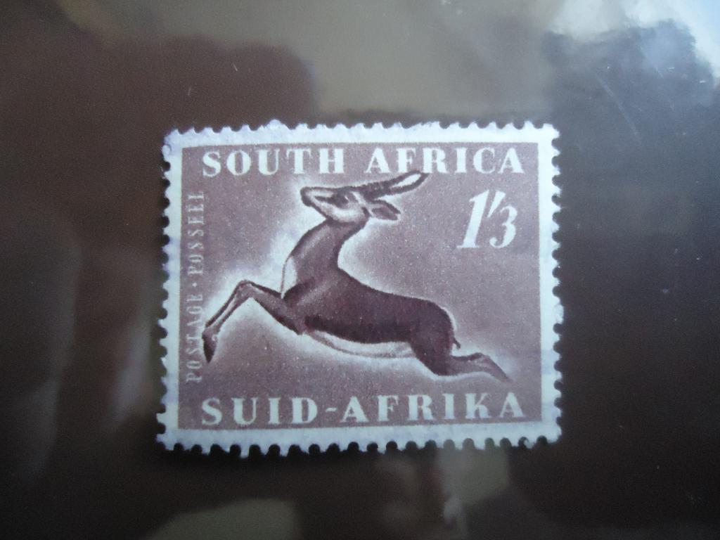 1953 г.  ЮАР  без клея.