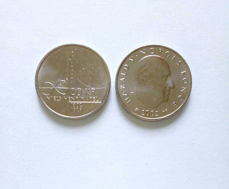 Норвегия 20 крон 2002 год мешковой ац