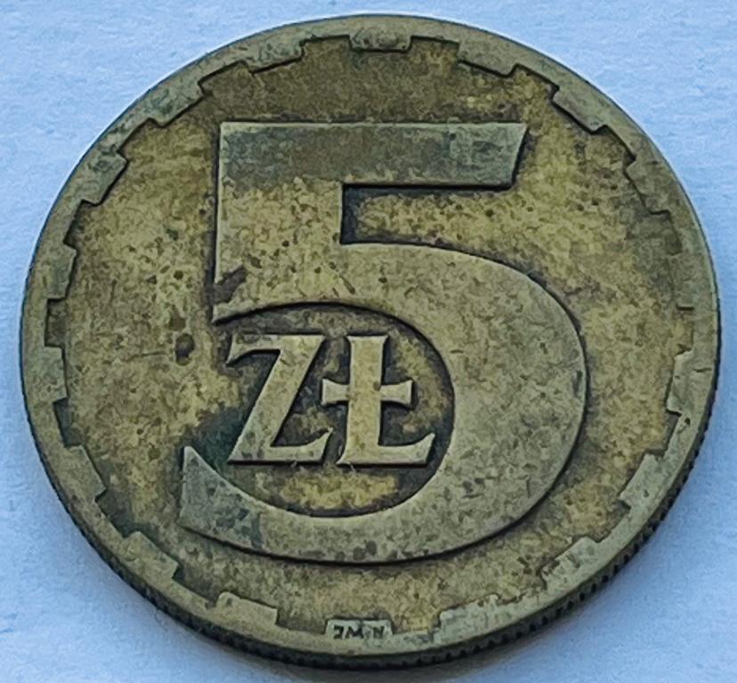 ПОЛЬША 5 ЗЛОТЫХ 1976 ГОД (А)