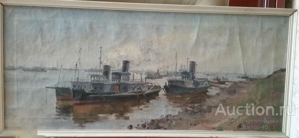 Картина ,,Горький - порт,, худ. Кетов Александр Дмитриевич