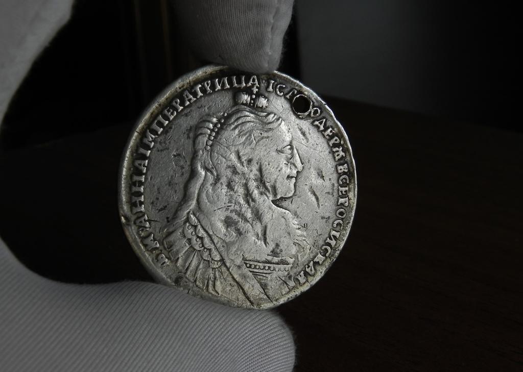 R !!!   1 РУБЛЬ 1734  "ИДЕАЛИЗИРОВАННЫЙ" ЭПОХИ ИМПЕРАТРИЦЫ АННЫ  . ПОДЛИННОСТЬ 100%.