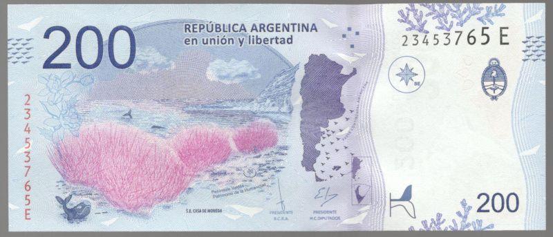 200 песо 2017 Аргентина UNC (028897)