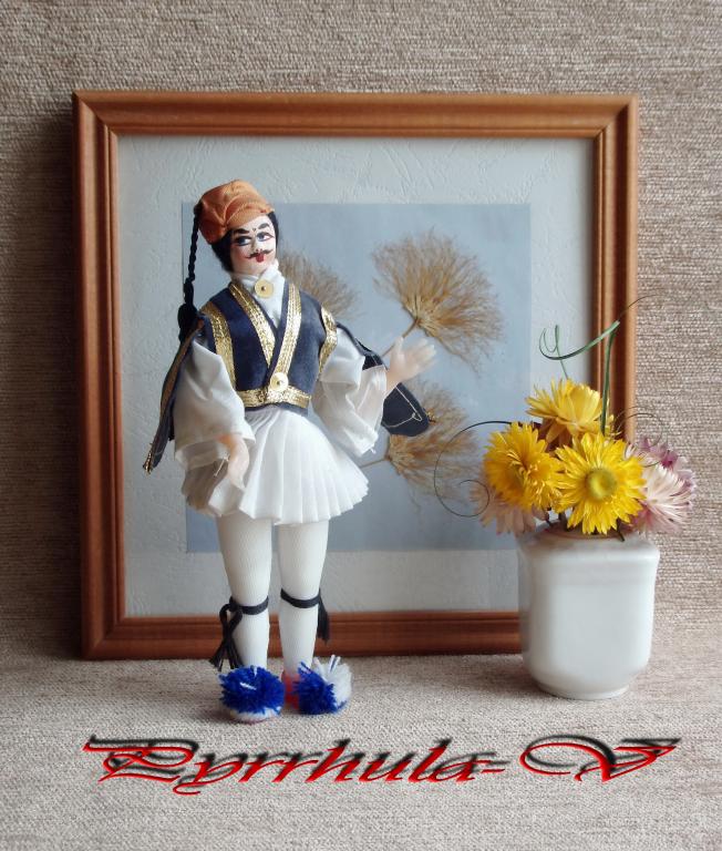 Куколка сувенирная, 70-80-х гг. Италия. Винтаж, редкость.