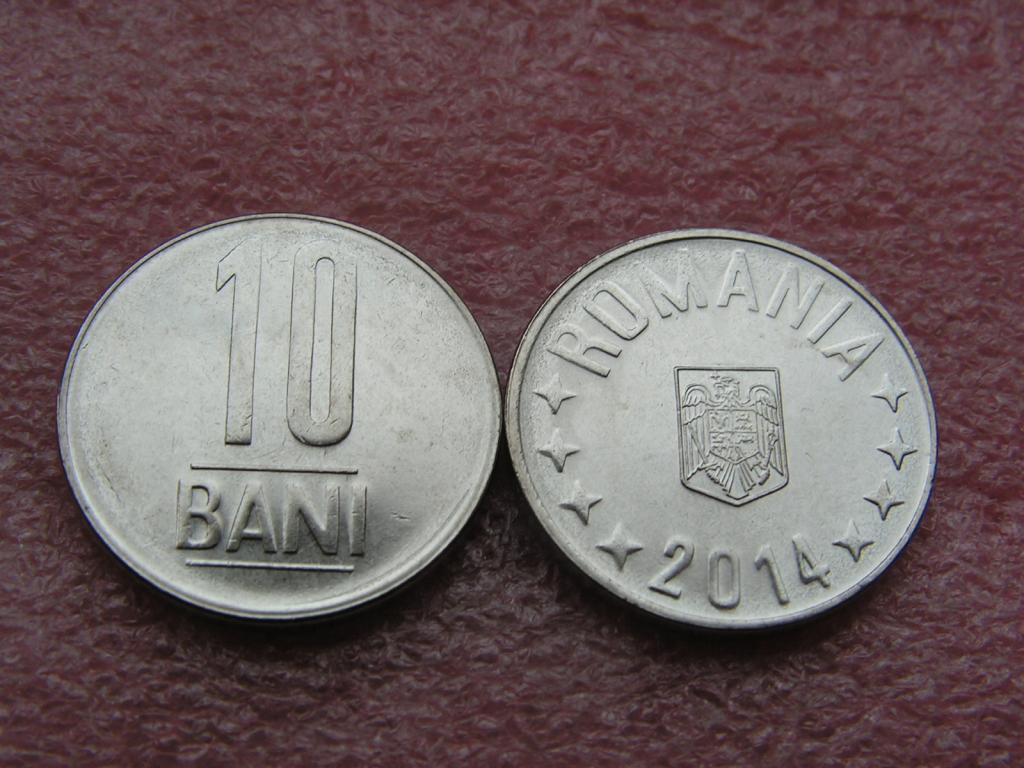 Румыния 10 бани 2014 unc