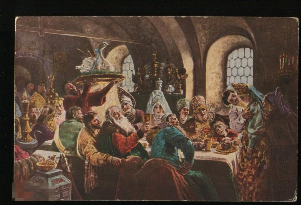 Живопись, Маковский,  «Боярский свадебный пир в XVII веке»