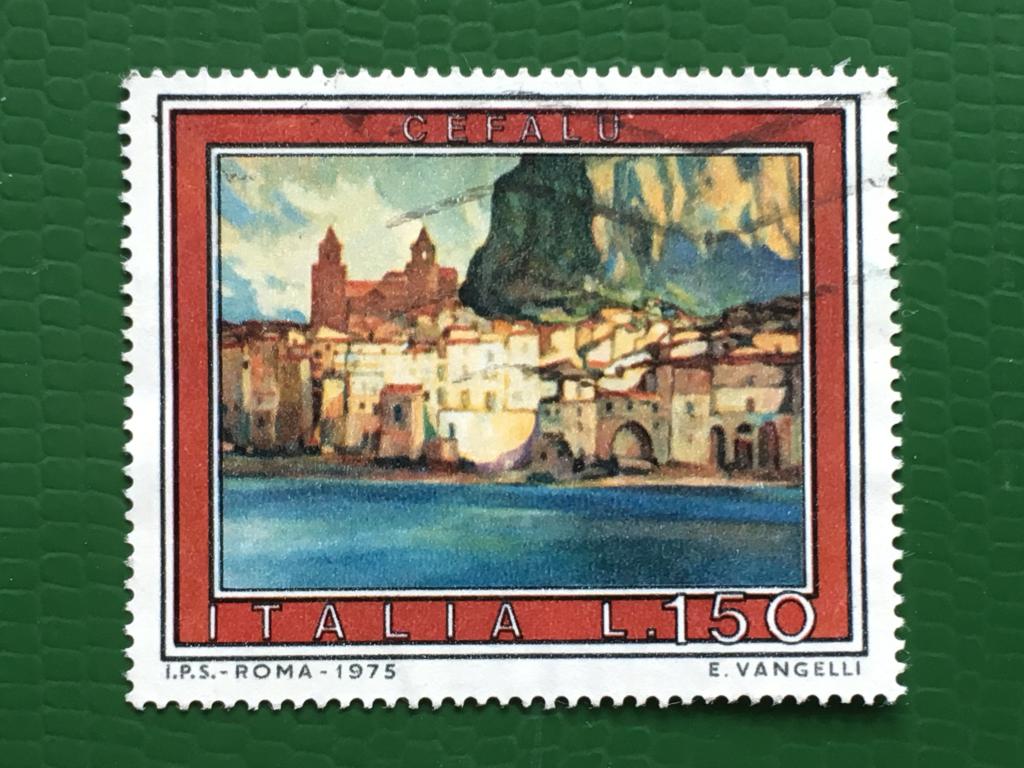 Марка. Туристическая реклама - Картины.  Италия. 1975 г.