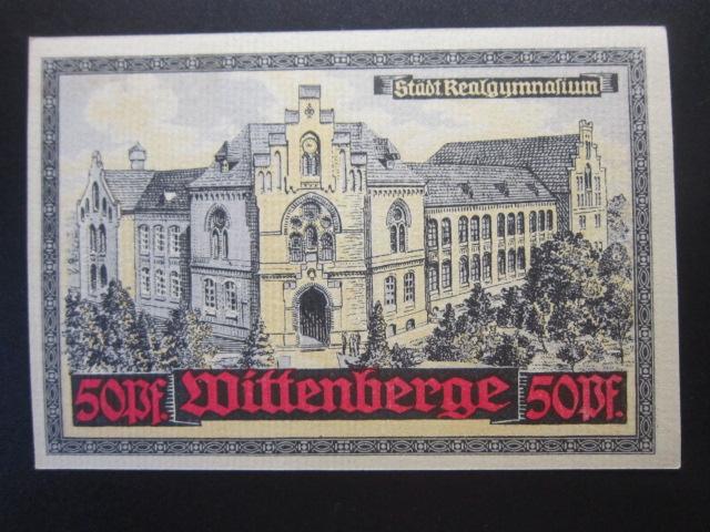 ГЕРМАНИЯ НОТГЕЛЬД    50  ПФЕННИГОВ   WITTENBERGE