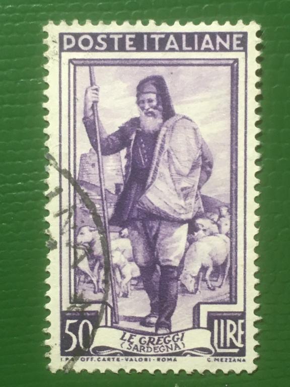 Марка. Итальянские профессии.  Италия. 1950 г.