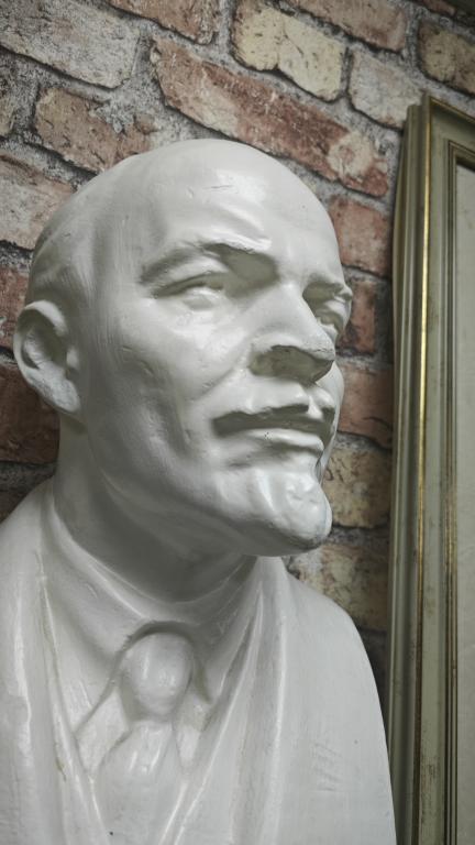 БЮСТ гипс ЛЕНИН станкозавод АСТРАХАНЬ