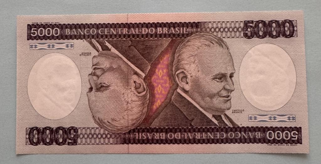 Бразилия. 5000 крузейро. 1981-1985. UNC.