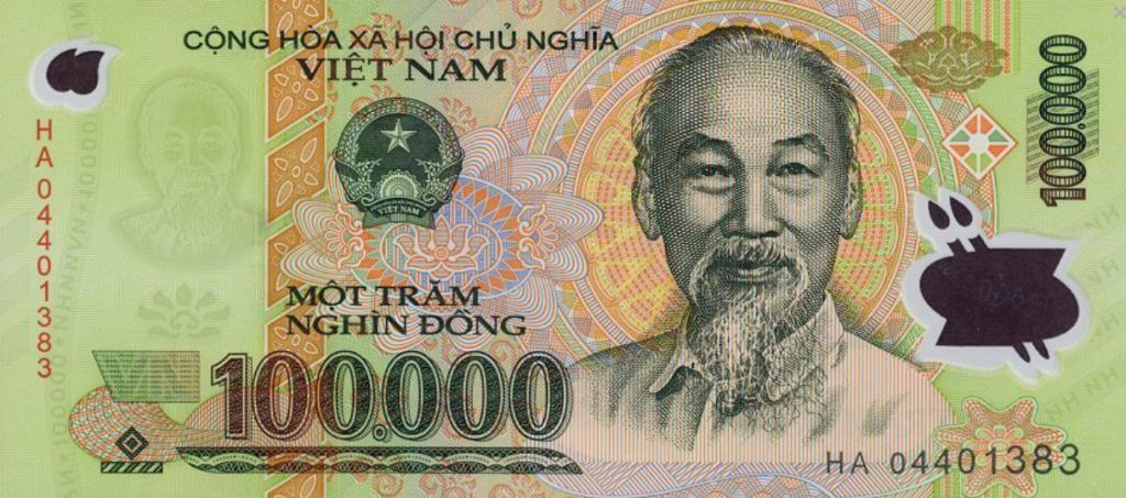 Вьетнам 100000 донг 2004 год ПРЕСС/UNC