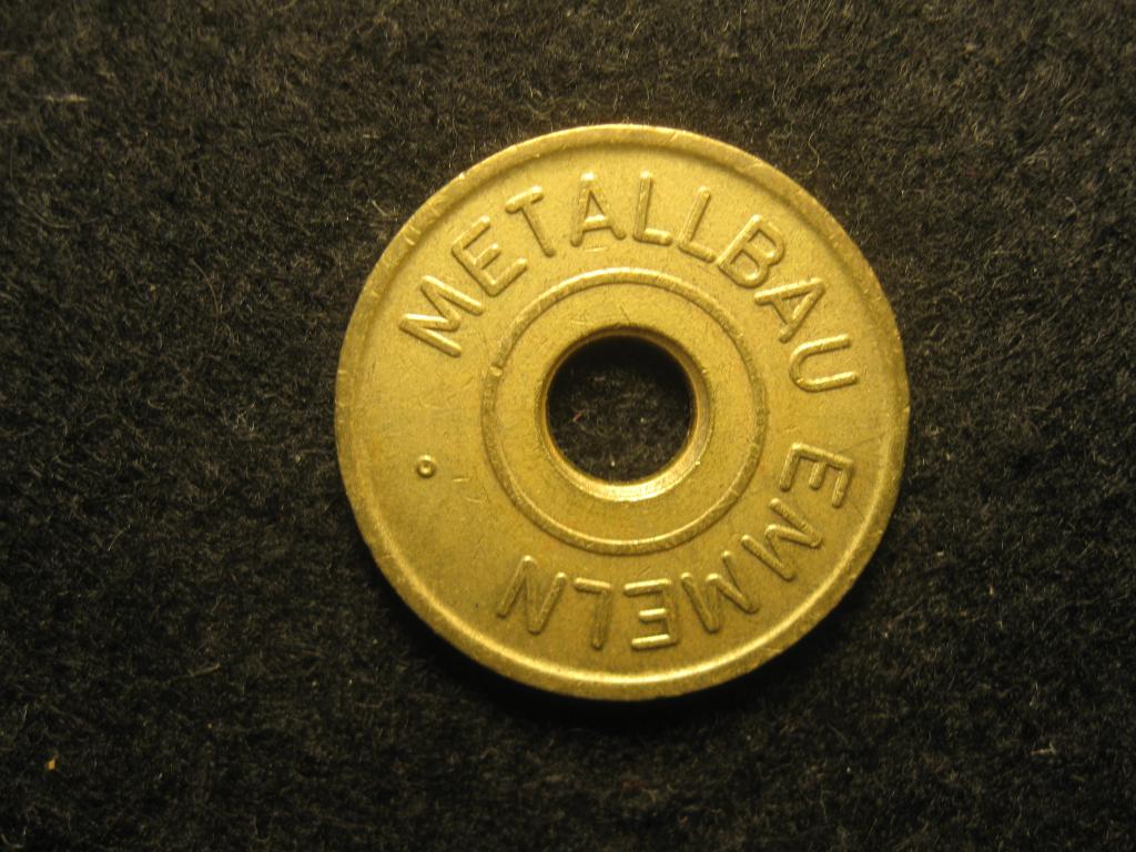 Metallbau Emmeln / 49733 Haren, жетон парковочный ФРГ, Германия, не магнитный (2.25)
