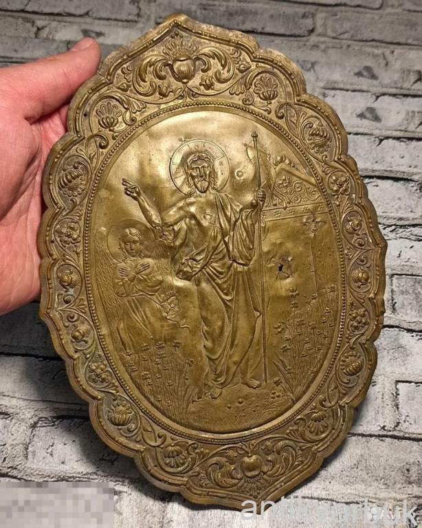 Старинная Икона Воскресение Христово