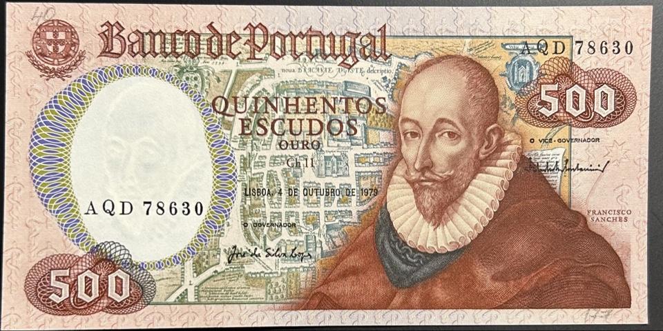Португалия 500 эскудо 1979 год P-177a.6 ПРЕСС/UNC