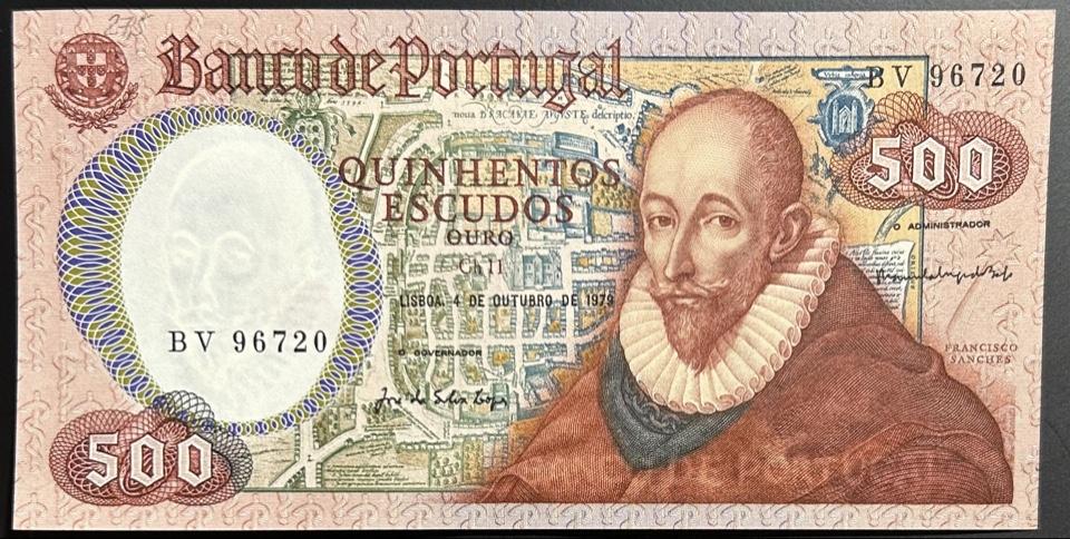 Португалия 500 эскудо 1979 год P-177a.9 ПРЕСС/UNC