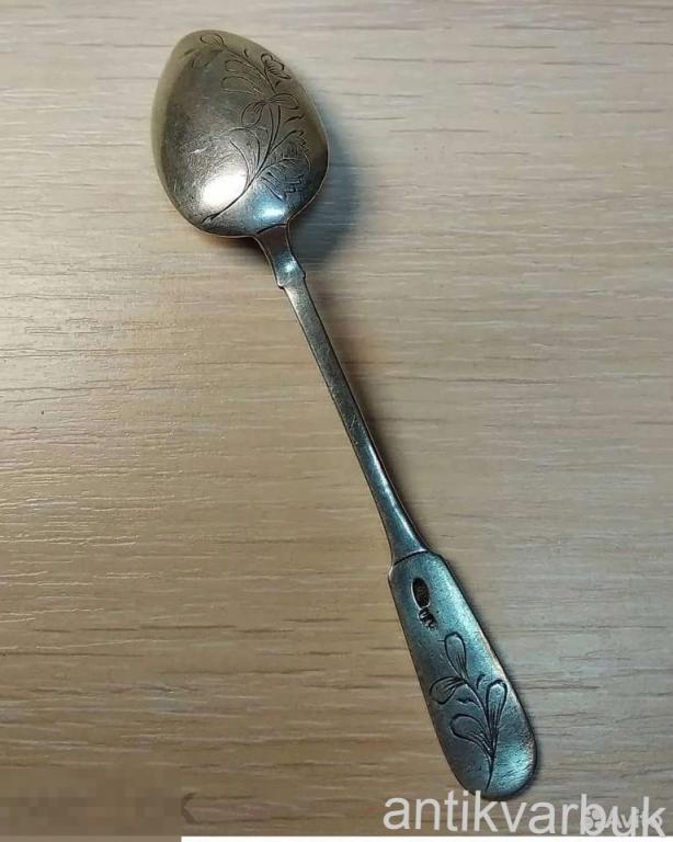 Чайная ложечка серебро 84 проба