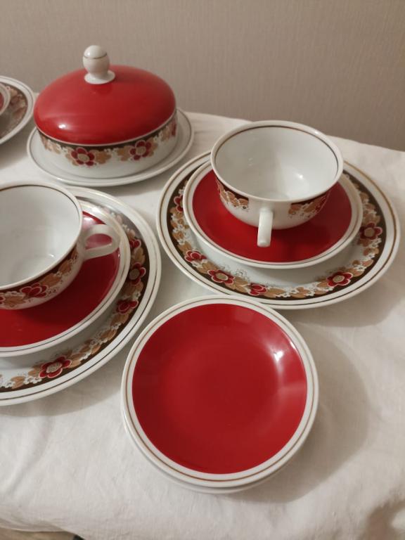 Чайный кофейный сервиз ГДР Freiberger porcelan