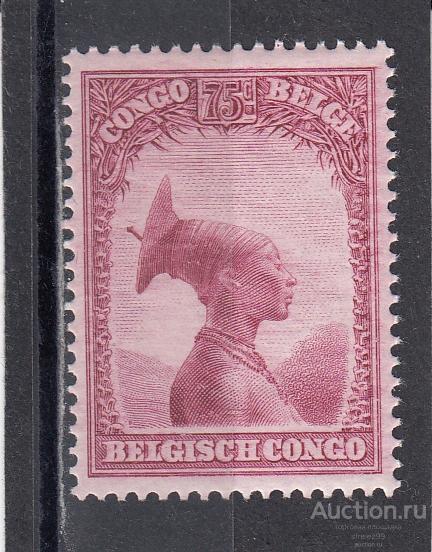 BELGISCH CONGO БЕЛЬГИЙСКОЕ КОНГО    Аборигены Этнос Этнография № 137  1931  Сост** MNH