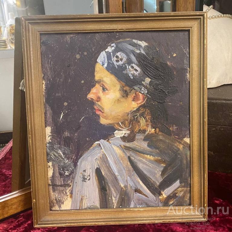 Картина К. Молодых Портрет цыгана