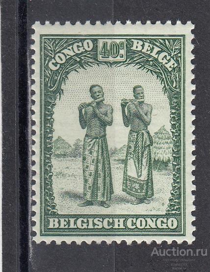BELGISCH CONGO БЕЛЬГИЙСКОЕ КОНГО   Аборигены  Этнос Этнография № 134  1931  Сост** MNH