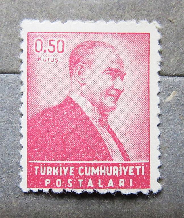 Турция 1955 г. Стандарт Кемаль Ататюрк 1м.сер.**