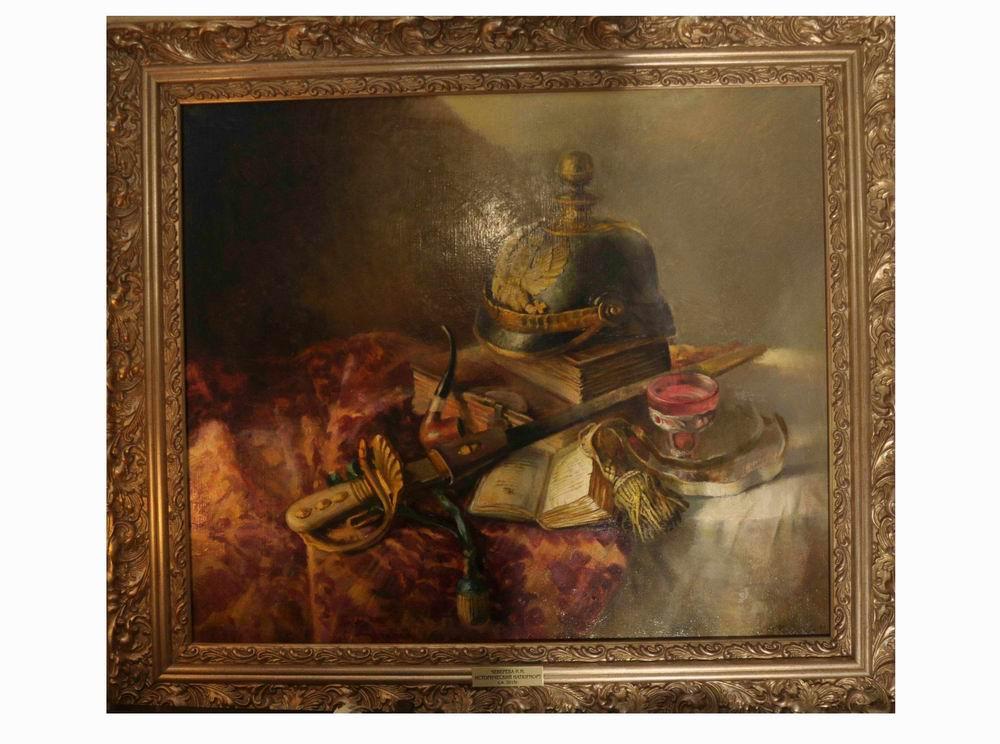 Исторический натюрморт, Московская художница Ирина Чеверева
