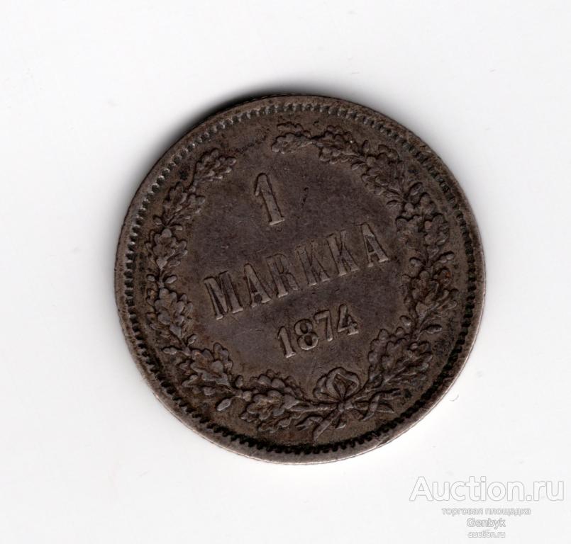 1 марка 1874 г. Российская Финляндия.   (В16-11)
