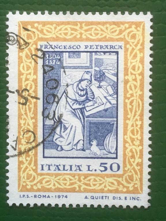 Марка. 600-летие со дня смерти Франческо Петрарки.  Италия. 1974 г.