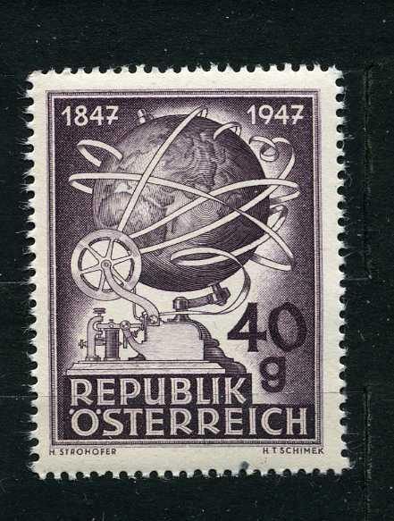 Австрия. 100 лет телеграфу. Серия. 1947 **