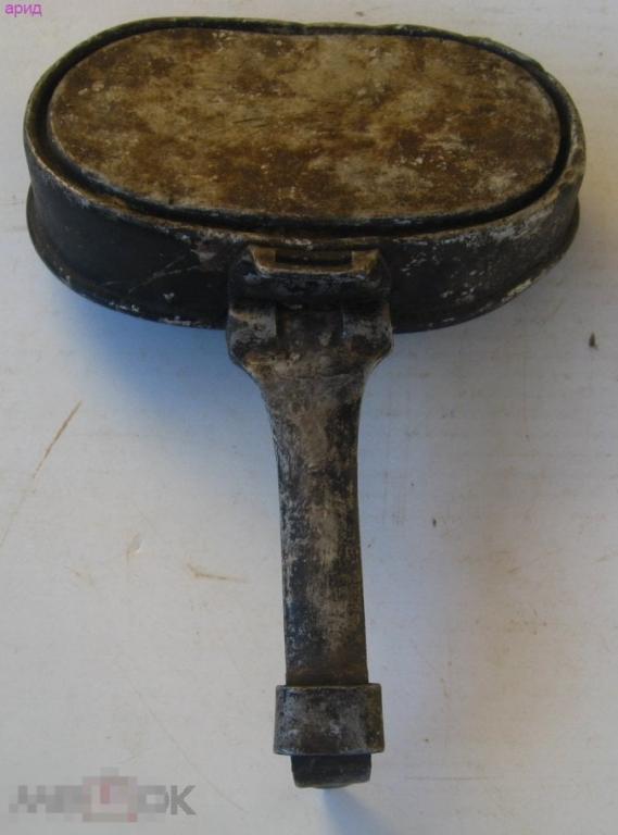 Крышка котелка RFI -39- подписная -трофей "ЩУР"-с войны Рейх.