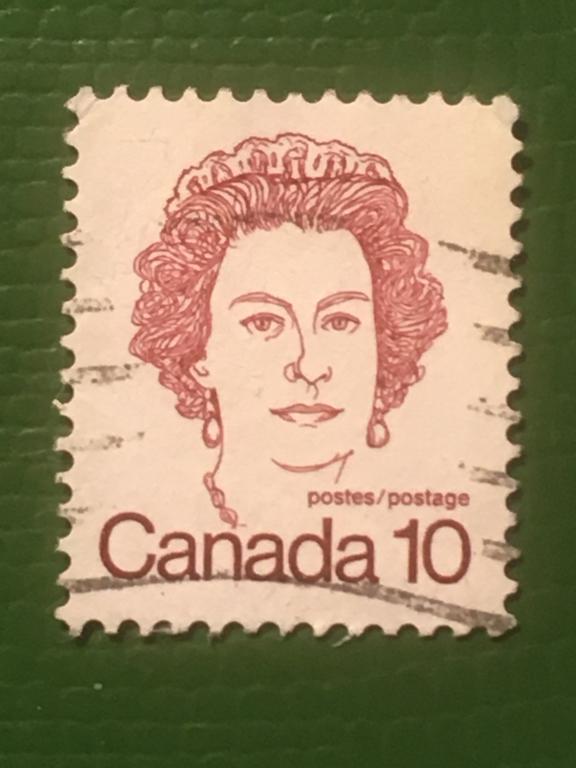 Марка.  Королева Елизавета II.  Канада. 1976 г.
