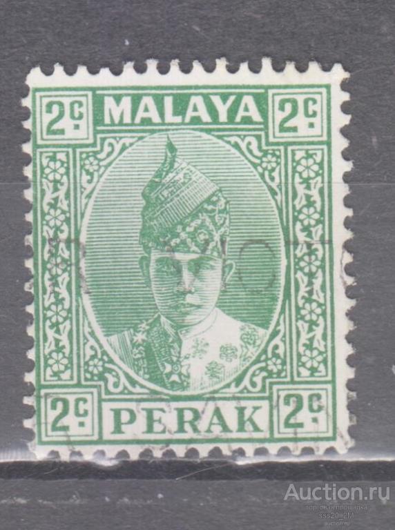 Малайя Перак 1938 султан Искандар Mi57