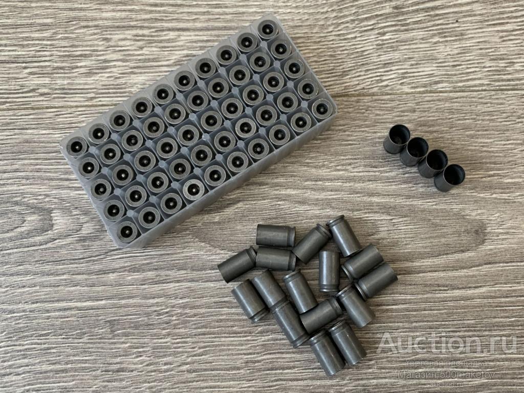 Гильзы 9х17 / 380 ACP, Обжаты+Декапсюлированы, отстрел, Tulammo, сталь в сером полимере