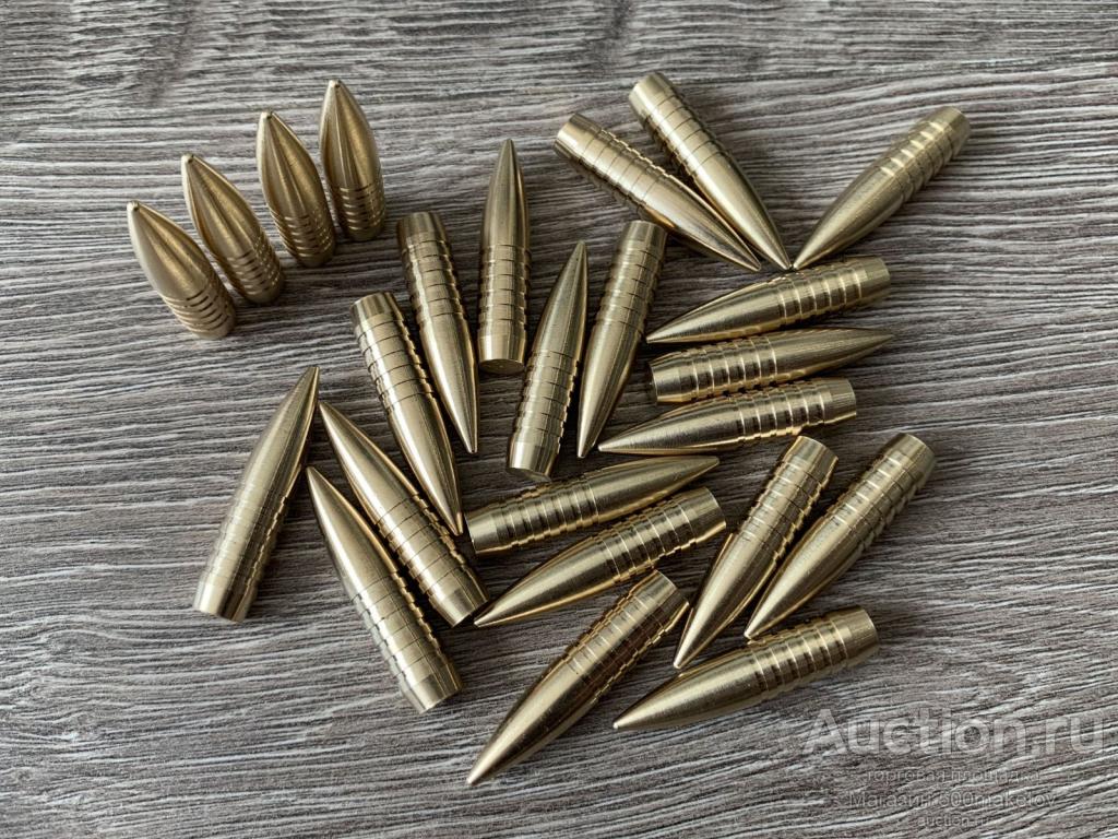 Пули 338 cal 223 gr (14.45 гр), Custom Solid, LVE/НПЗ