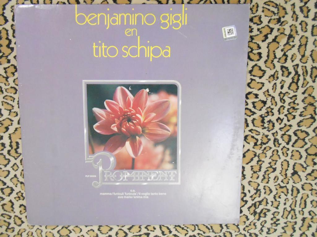 LP Benjamino Gigli En Tito Schipa