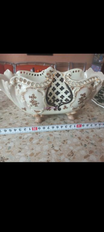 Большое кашпо ваза Volkstedt Triebner Ens & Eckert 1800г Meissen