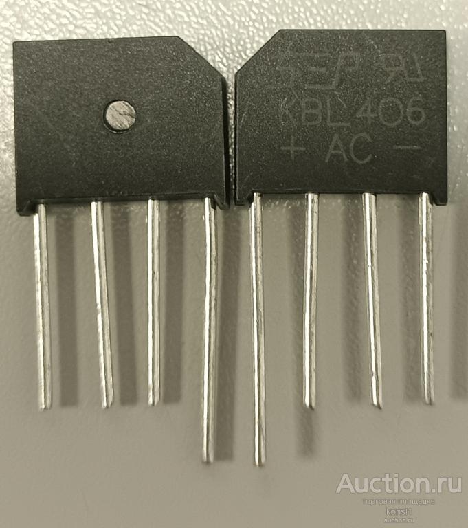 Диодный мост KBL406, KBL-406, 4А, 600В.
