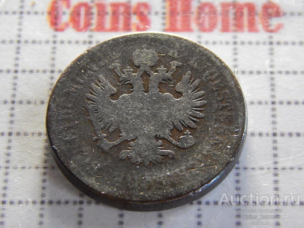 Coins Home Австрия 1864 Франц Иосиф I 4 крейцера  F-/F Лот#HU1
