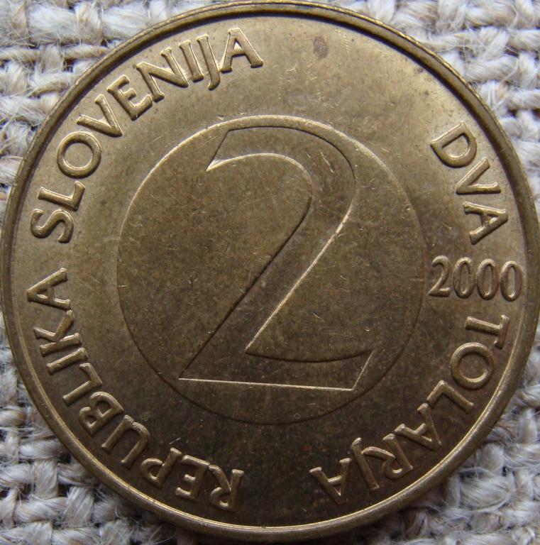 Словения 2 толара 2000 год