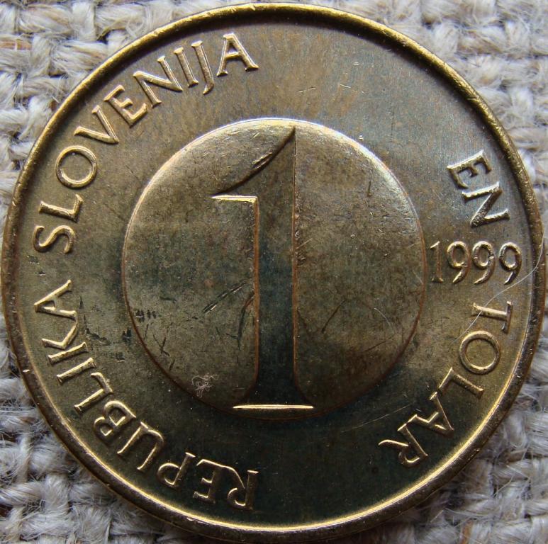 Словения 1 толар 1999 год