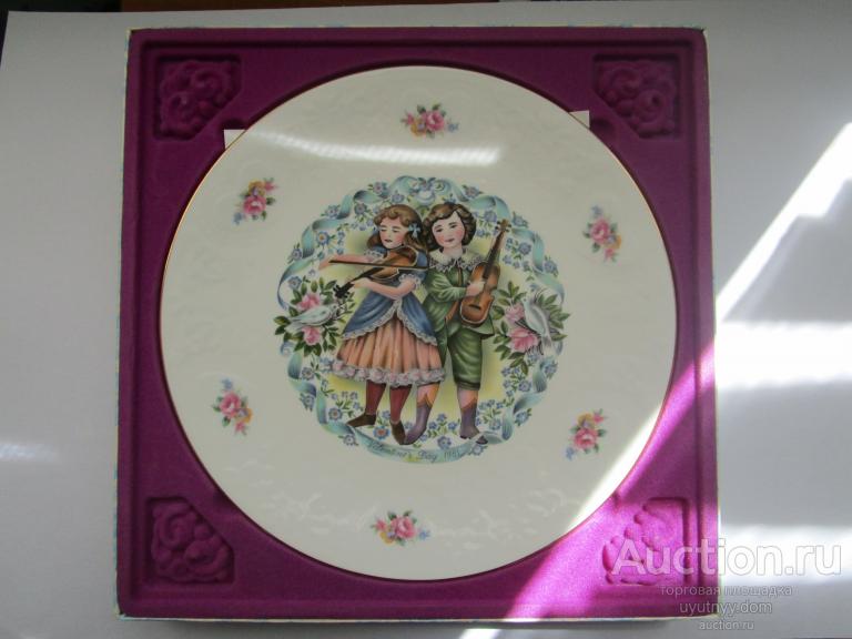 85. винтажная тарелка  дети ROYAL DOULTON 1980 г.