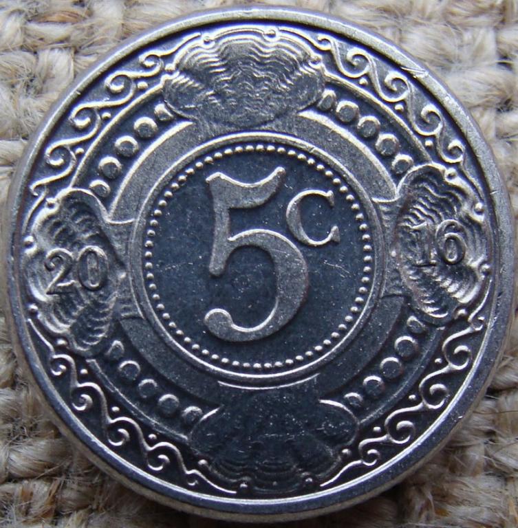 Нидерландские Антильские острова 5 центов 2016 год