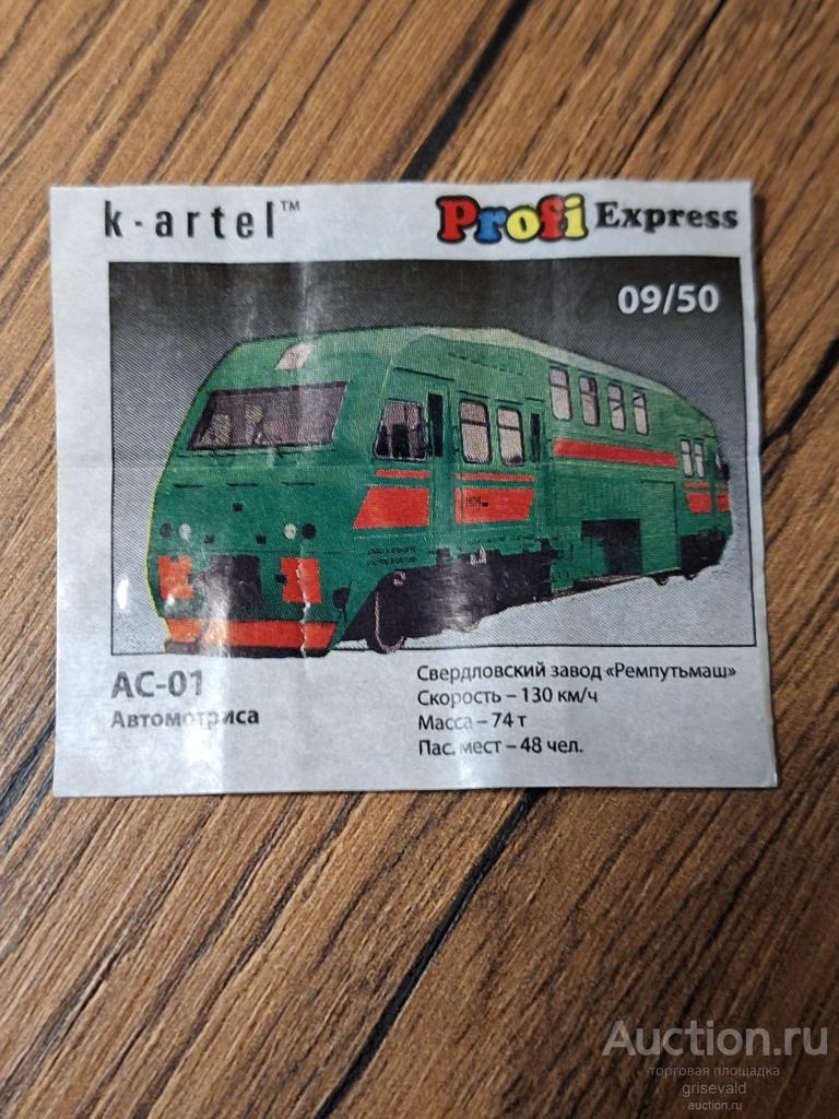 вкладыш  Profi Express №9 поезда